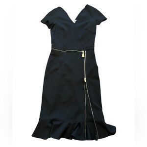 Tenax Italy high split stretchy dress size M